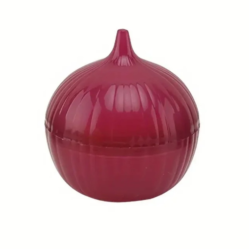 Red Onion-Shaped Storage Container